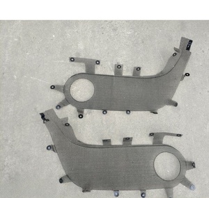 Nouvelle Grille Centrale de Pare-chocs Arrière avec Filet d'Aération 81368400 86640500 Compatible <span class=keywords><strong>Ferrari</strong></span> 458 Italia 488 GTB, Accessoires de Carrosserie en Maille pour Aération Arrière - Product Image 4