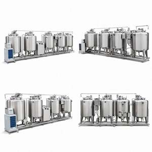 อุปกรณ์แปรรูปนมวัวขนาดเล็กแบบครบวงจร เครื่องพาสเจอร์ไรซ์ขนาดเล็ก สายการผลิตโยเกิร์ตนม ราคา - Product Image 2