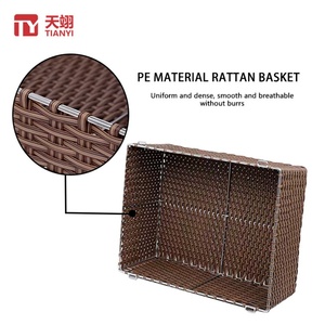 Panier de rangement pour vêtements en alliage d'aluminium à fermeture douce, coulissant, pour armoire - Product Image 2