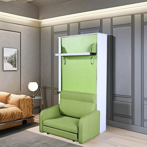 Économiseur multifonctionnel de l'espace intelligente cachée par meubles en bois pliant lit mural murphy <span class=keywords><strong>lits</strong></span> - Product Image 1