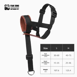 <span class=keywords><strong>Bozal</strong></span> Táctico Antimordeduras y Antiladridos con Cierre de Hebilla y Correa, Nuevo Modelo para Perros Medianos y Grandes - Product Image 6