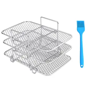 Edelstahl 304 Girlling Rack in Lebensmittel qualität Metall brot regal Mehr schicht iges Zubehör für Lebensmittel entwässerung geräte