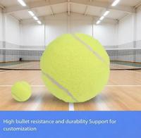Balle de tennis haute élasticité et durable, rebond de 135-145 cm, diamètre de 67,7 mm, pour l'entraînement et la compétition, pour adultes, enfants et débutants