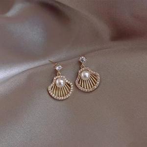 Base para Pendientes de Plata S925 con Perlas Redondas de 5-7mm, Accesorios de Joyería de Plata para DIY, Modelo 21778 - Product Image 1