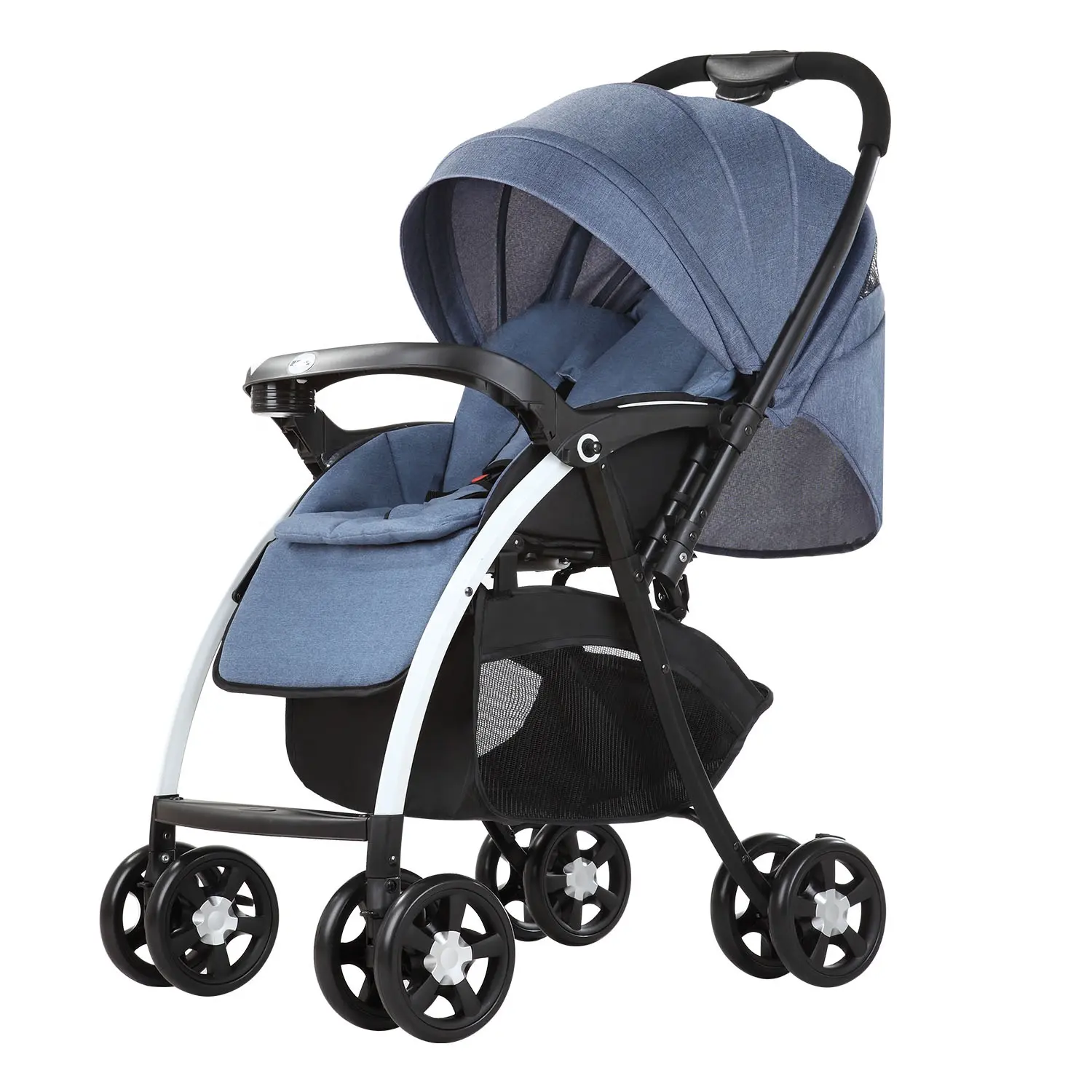 Groothandel Custom Hoge Kwaliteit Multifunctionele Opvouwbare Baby Kinderwagen 3 In 1 Kinderwagen Vervoer Met Zonnescherm Luifel