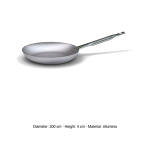Shallow Aluminum Frying <b>Pan</b> Ø 20 cm H 4 cm Ballarini - Product Image 3