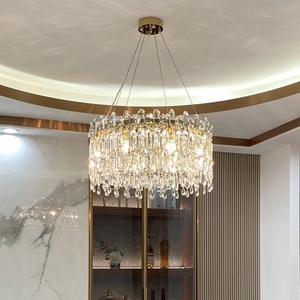 Nouvelle Arrivée Dropshipping K9 Cristal Pendentif <span class=keywords><strong>Lumière</strong></span> pour Salon Chambre <span class=keywords><strong>Lumière</strong></span> De Luxe Lustre - Product Image 1