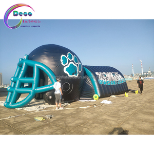 Tunnel de sport gonflable géant pour l'extérieur, populaire, pour jouer au <span class=keywords><strong>football</strong></span> américain, <span class=keywords><strong>casque</strong></span> personnalisé - Product Image 1