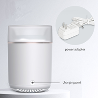 Humidifier & Pembersih Udara Elektrik Portabel 400ml dengan Diffuser Aromaterapi untuk Ruangan Besar, Mobil & RV, Dilengkapi Pengatur Waktu Pintar