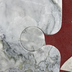 Hot bán Taj Mahal thạch anh giao diện điều khiển Bảng tùy chỉnh Hiện Đại Đồ nội thất tự nhiên màu xanh venato đá cẩm thạch Countertop bề mặt rắn - Product Image 6