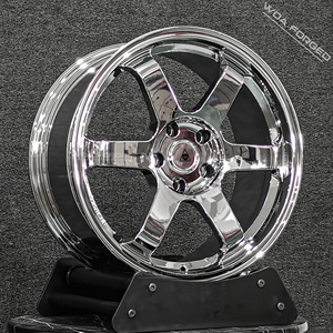 ล้อแม็กซ์ Volk Racing TE37 อัลลอยด์ฟอร์จ อลูมิเนียม JDM ขนาด 18 19 20 21 นิ้ว ขอบโครเมียม 5x120 5x114.3 5x112 แบบกำหนดเองได้ - Product Image 3