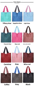Bolso de Mano Plegable para Uso Diario, Impermeable, de Nailon, con Cierre Geométrico, Gran Capacidad, para Guardar Verduras en el Supermercado - Product Image 6