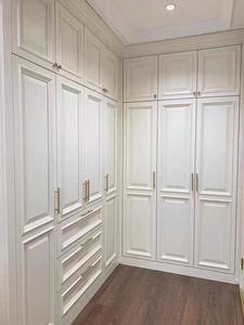 Ensemble de meubles de chambre à coucher et de salle de sport multifonctionnel moderne avec armoire et coiffeuse combinées, gain de place, miroir éclairé par LED - Product Image 6