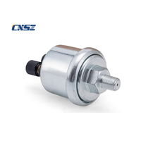 Capteur de pression d'huile en acier inoxydable 10 mm 0-10 bars avec alarme et connecteur pour panneau de commande de générateur diesel VDO 1/8NPT