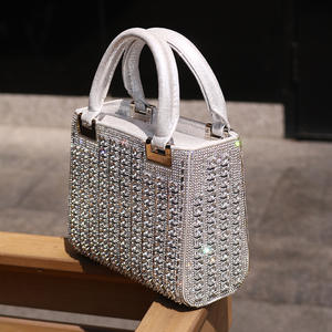 Dropshipping Shopify Soirée Strass Sac à main Sac de rangement Handheld Single Shoulder Multi Color Elegant Ladies Clutch Bag Gift - Product Image 6