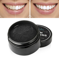 Vente en gros de poudre de charbon de bois pour soins bucco-dentaires 30g, charbon de bois activé naturel, poudre blanchissante pour les dents