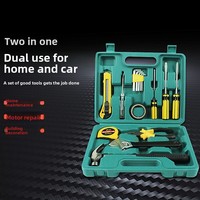 Outils de réparation automobile, boîte à outils d'urgence de grande taille pour voiture, 12 pièces, emballage en boîte-cadeau en PP et métal, ensemble combiné pour véhicule