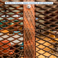 Grille de protection en métal galvanisé à mailles losangées 25x10mm, galvanisée à chaud, durable, anti-corrosion, pour passerelles et clôtures