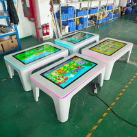Nouvelle conception Table intelligente 43 pouces pour enfants, jeu et apprentissage, table tactile 4-en-1