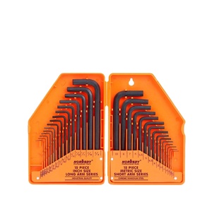 Oem 30PC hộp đen Thời gian dẫn đóng gói kết thúc pcs nhựa gói màu Key Hex Wrench <span class=keywords><strong>Set</strong></span> CRV thép - Product Image 1