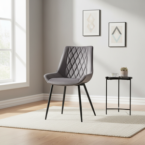 Poltrona in Velluto Minimalista Nordica con Seduta e Schienale Imbottiti, Design Moderno <span class=keywords><strong>per</strong></span> Soggiorno, Hotel e Caffè - Product Image 1