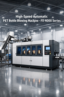 Machine de production de bouteilles d'eau en PET par soufflage de préformes légères
