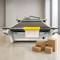 Plotter de corte CNC de cama plana para cartón corrugado, máquina digital automática para hacer muestras y prototipos de cajas de cartón
