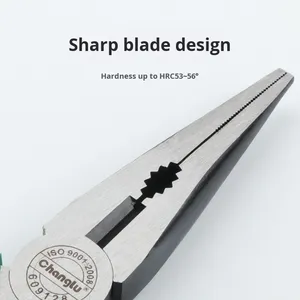 Pince à bec effilé PEIFENG 6 pouces 8 pouces métrique en acier au chrome-vanadium de qualité industrielle multifonctionnelle pour électricien <span class=keywords><strong>aiguille</strong></span> OEM - Product Image 2