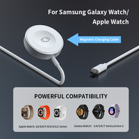 Câble de chargeur de montre intelligente rapide Chargeur sans fil magnétique portable avec multifonction intégré pour Apple Watch