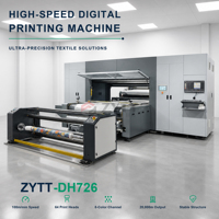 Machine d'impression numérique textile ZYTT-DH726, imprimante textile en rouleau