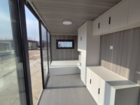 Cabine mobile Apple sur roues de 20 pieds, maisonnette mobile entièrement meublée, moderne et écologique, idéale pour les parcs de camping-car et les voyages routiers
