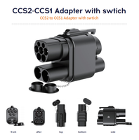 Adaptateur TARYEV CCS2 vers CCS1, chargeur rapide DC+AC, connecteur 250A 200KW, adaptateur de charge de véhicule électrique de CCS2 vers CCS1