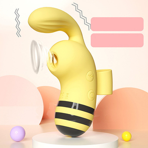 Adult Erotic Bee Shaped Vibrierender Fingerring Nippel Sauger Micro Clitoris Stimulator Saugen Vibrator für Frauen - Product Image 6