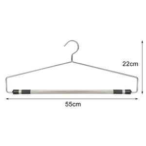 Appendiabiti extra lungo da 55 cm in acciaio inossidabile antiscivolo <span class=keywords><strong>per</strong></span> trapunte, coperte, asciugamani e capi di abbigliamento di grandi dimensioni - Product Image 5