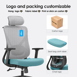 Chaise de bureau de direction moderne de luxe, chaise d'ordinateur pour PDG avec cadre en aluminium et dossier en maille, réglable en hauteur, vente en gros Kepo Space - Product Image 3