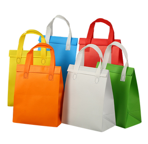 Borsa Termica Monouso in Tessuto Non Tessuto con Rivestimento in Alluminio per Consegna di Bevande e Cibo Caldo e Freddo - Product Image 1