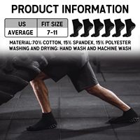 Chaussettes de sport antidérapantes en coton avec logo personnalisé, coussinets pour les orteils, pour yoga, pilates, gym, football, basketball, soccer