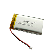 Batterie LiPo Gaonengmax de haute qualité personnalisée 3,7 V 755060, batterie Li-ion polymère en pochette, batteries lithium-ion, taille personnalisée