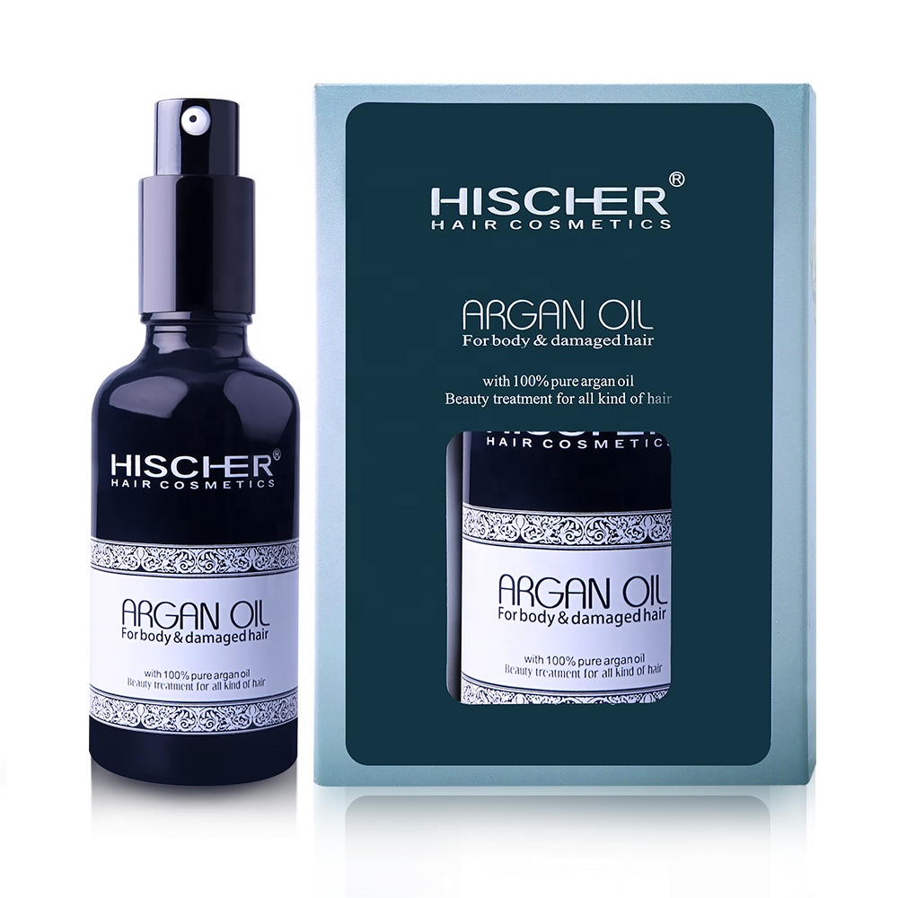 Professional customized nourishing moroccan oil for damaged hair 100% natural argan powerful hair care oil