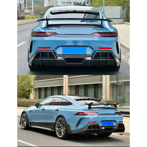 Kit de carrosserie large de Style SCL diffuseur de lèvre de pare-chocs avant arrière jupes latérales becquet pour <span class=keywords><strong>Mercedes</strong></span> Benz <span class=keywords><strong>AMG</strong></span> <span class=keywords><strong>GT</strong></span> 50 53 <span class=keywords><strong>63</strong></span> - Product Image 5