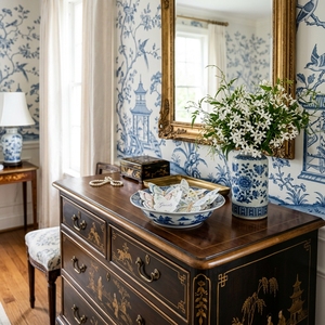 Cartoncini Espositivi per Orecchini Personalizzati Stile Chinoiserie Blu e Bianco con <span class=keywords><strong>Farfalle</strong></span>, in Porcellana Vintage Spessa, per Esposizione Gioielli, OEM, Personalizzabili, All'ingrosso - Product Image 3