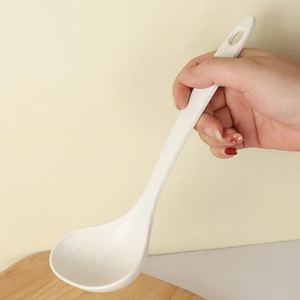 Wheat Straw Soup Spoon Porridge Spoon <b>Kitchen</b> Cutlery <b>Plastic</b> Long-handled Spoon - Product Image 4