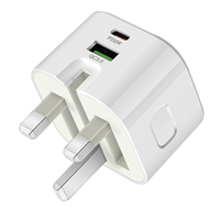 Chargeur pliable OEM d'origine pour le Royaume-Uni, chargeur rapide PD20W, adaptateur secteur USB C, charge rapide pour iPhone Samsung