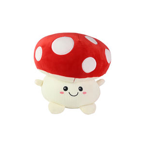 9 Inch Red <b>Mushroom</b> Plush Modern Soft and Realistic Indoor Plant <b>Decor</b> Gifts NYFY-1223 MOQ 100 - Product Image 1
