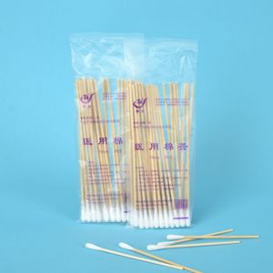 Hisopos Médicos de Algodón de 15cm, 25 Unidades, con Palito de Bambú, Desechables, para Uso Hospitalario - Product Image 2