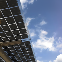 Panneau solaire double vitrage OEM 280W 290W 300W, module PV bifacial de type N pour véranda, auvent, toit