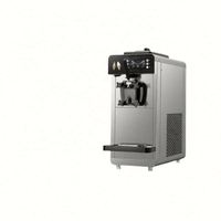 Machine à glace molle commerciale de comptoir, automatique, en acier inoxydable, pour café et pâtisserie