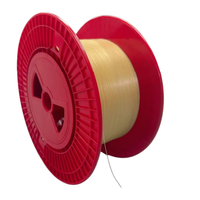 Kabel Serat Optik Anti-Retak Mikro Fiber Single Mode Kevlar yang Mendukung Gulungan Serat FPV Portabel untuk Drone Industri