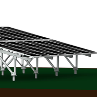 Système de montage au sol pour panneaux solaires CHIKO, système de montage en aluminium pour panneaux solaires T2VC, charge de neige 1,4 KN/M2, OEM personnalisé
