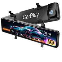Kamera Spion Belakang 4k Baru, Kamera Dashboard, Layar Sentuh Ips 12 inci, Wifi Otomatis, Kamera Mobil Ahd, Fungsi Carplay Android